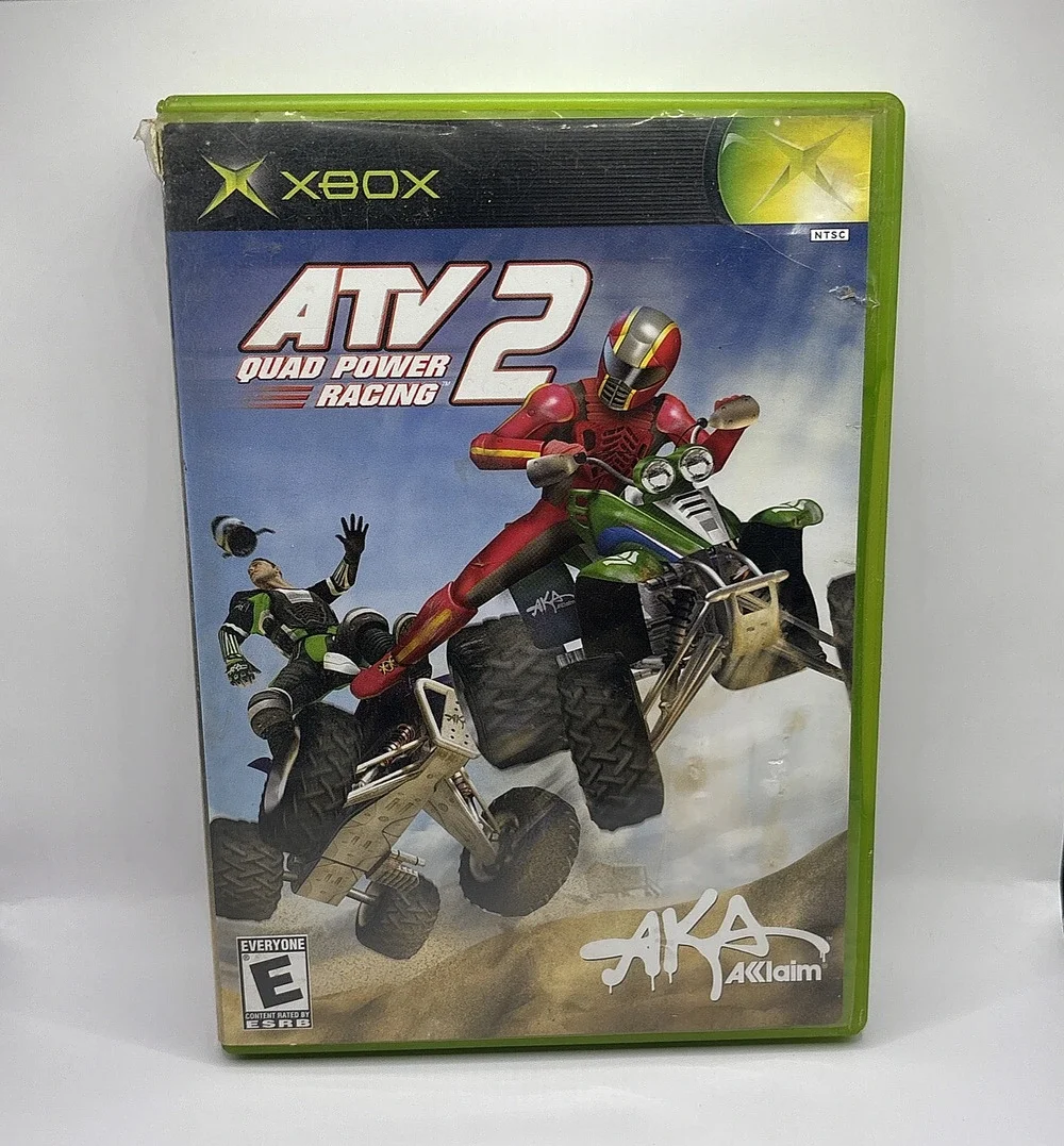 ATV 2 Quad Power Racing (Microsoft Xbox, 2003) Complete Game w/ Manual Rated E